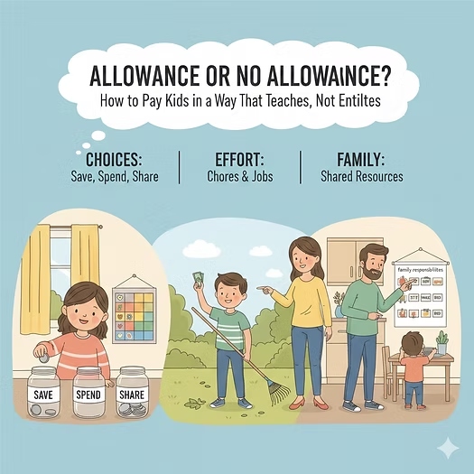 Allowance or No Allowance? How to Pay Kids in a Way That Teaches, Not Entitles